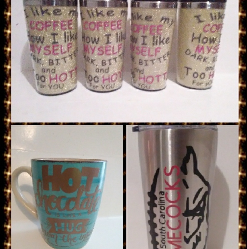 Customized Tumblers and Mugs